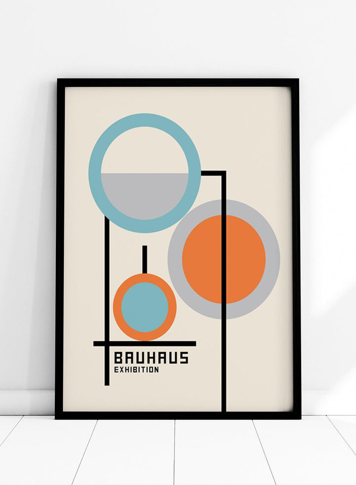 Bauhaus Geometric Art Print_Sugar & Canvas