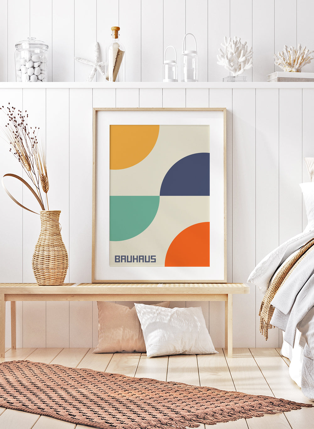 Sugar & Canvas Bauhaus Geometric Art Print