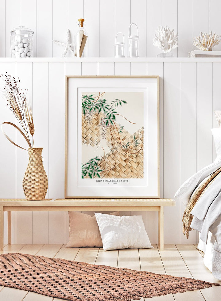 Watanabe Seitei Wisteria Art Print_Sugar & Canvas