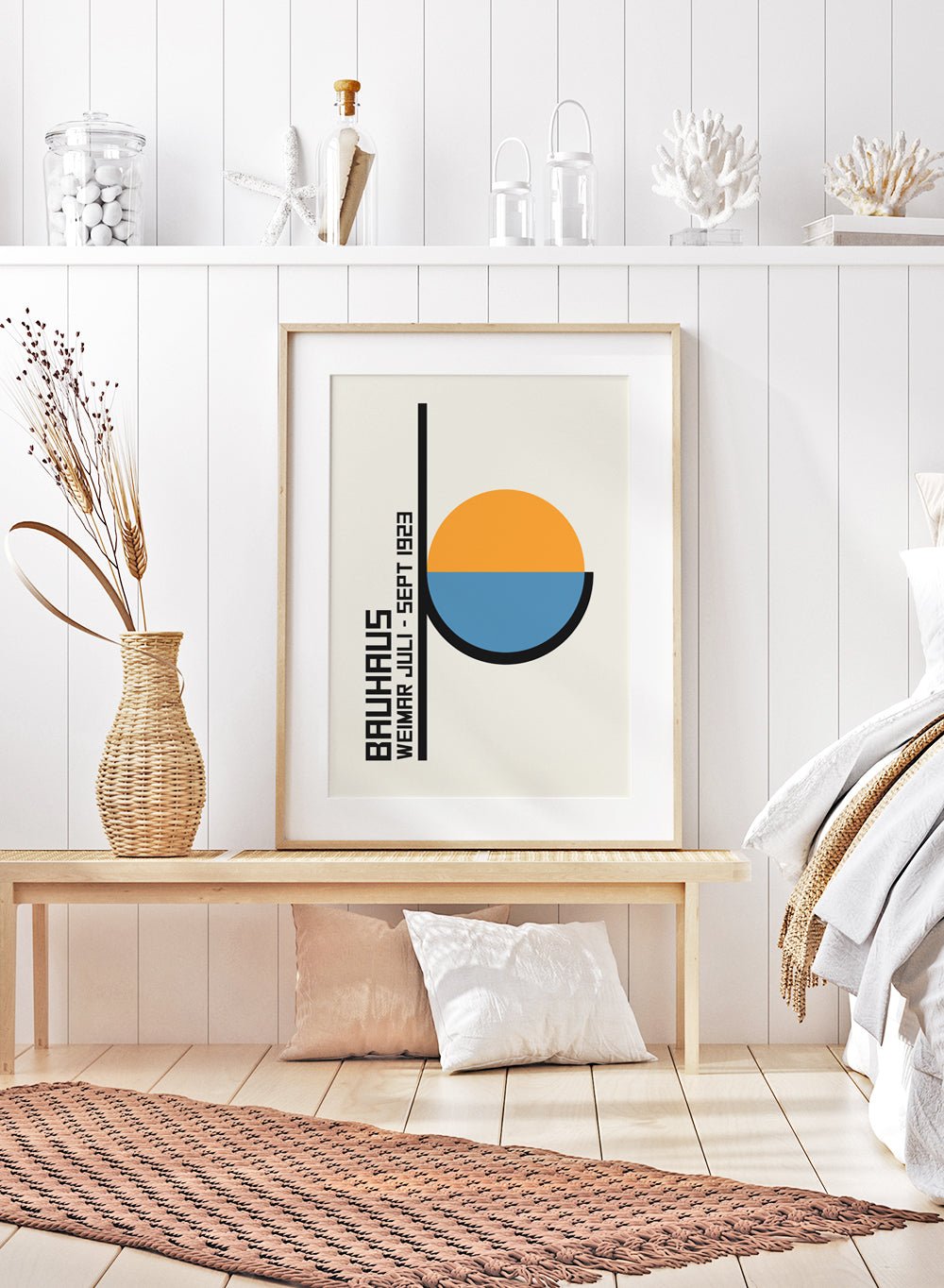 Bauhaus Geometric Art Print_Sugar & Canvas