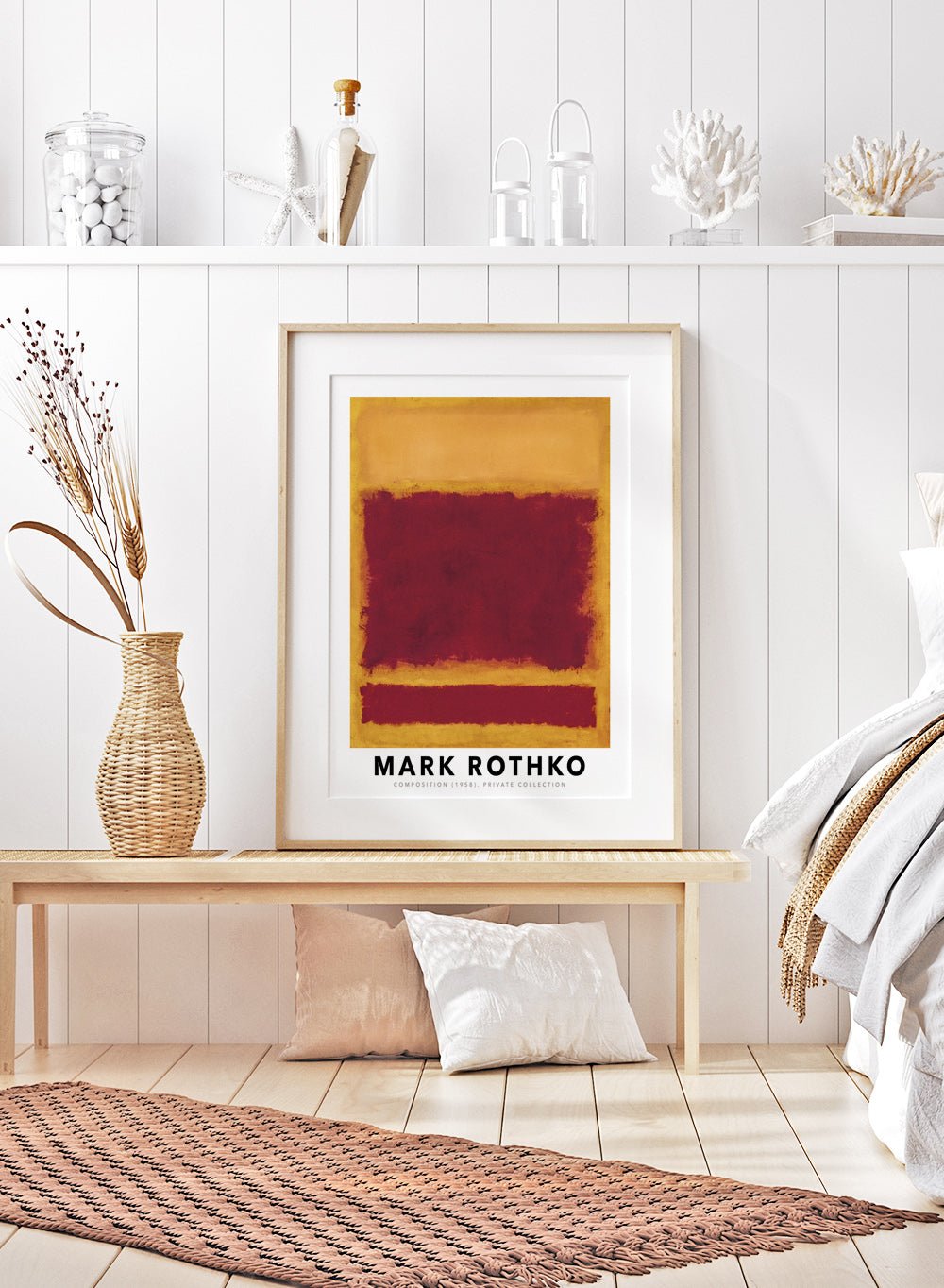 Mark Rothko Composition 1958 Art Print_Sugar & Canvas