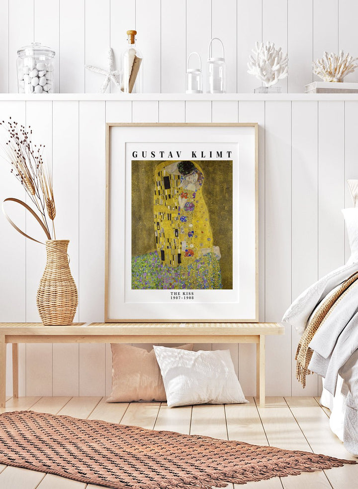 Gustav Klimt The Kiss 1907 - 1908 Art Print_Sugar & Canvas