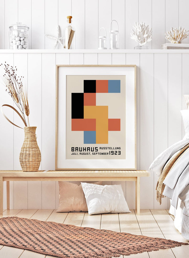 Bauhaus Geometric Art Print_Sugar & Canvas