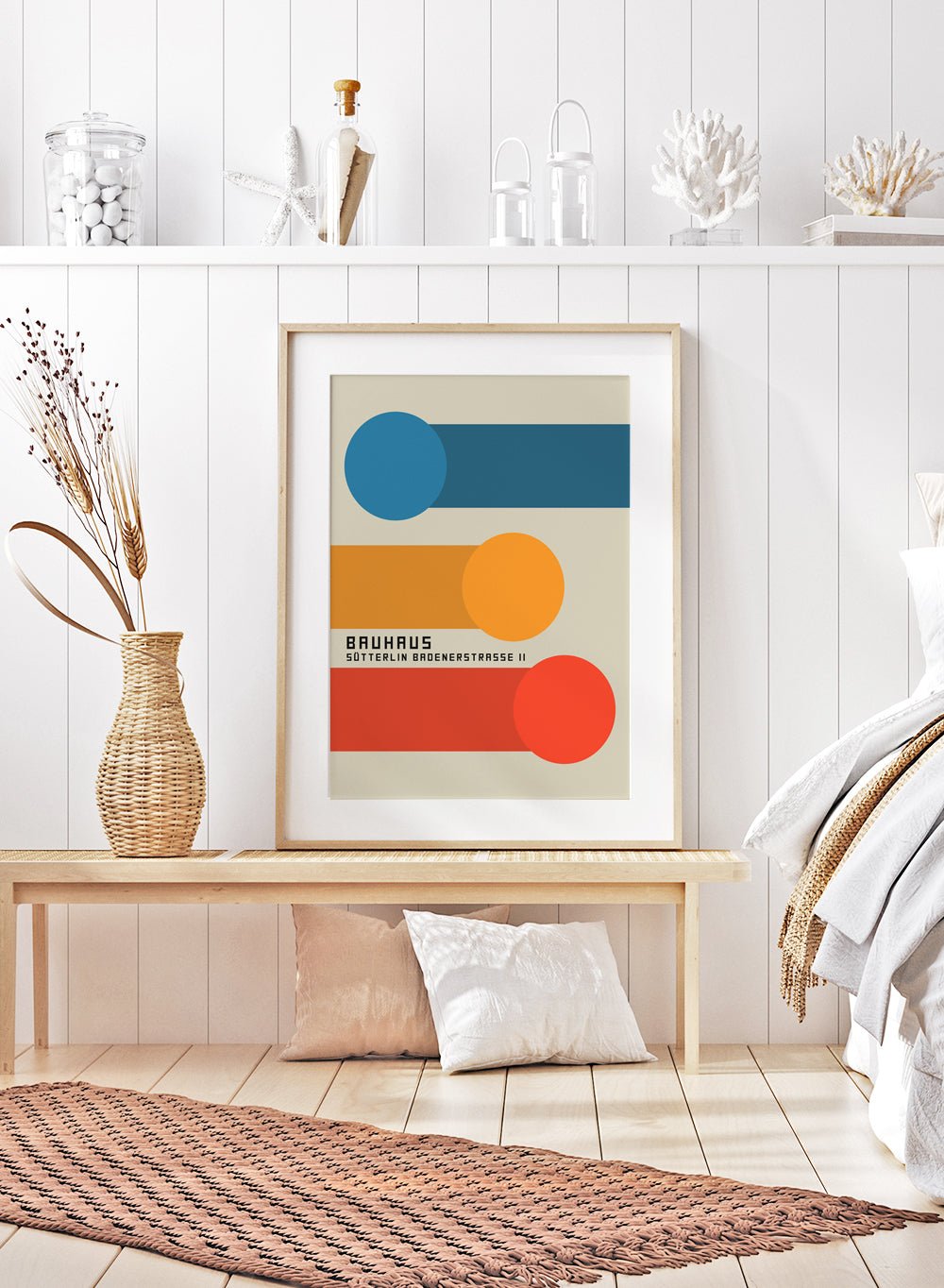 Bauhaus Geometric Art Print_Sugar & Canvas