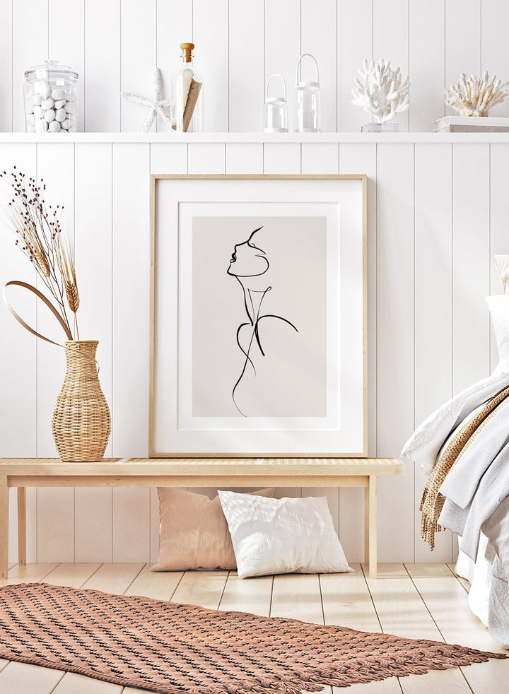 Silhouette Line Art Print_Sugar & Canvas