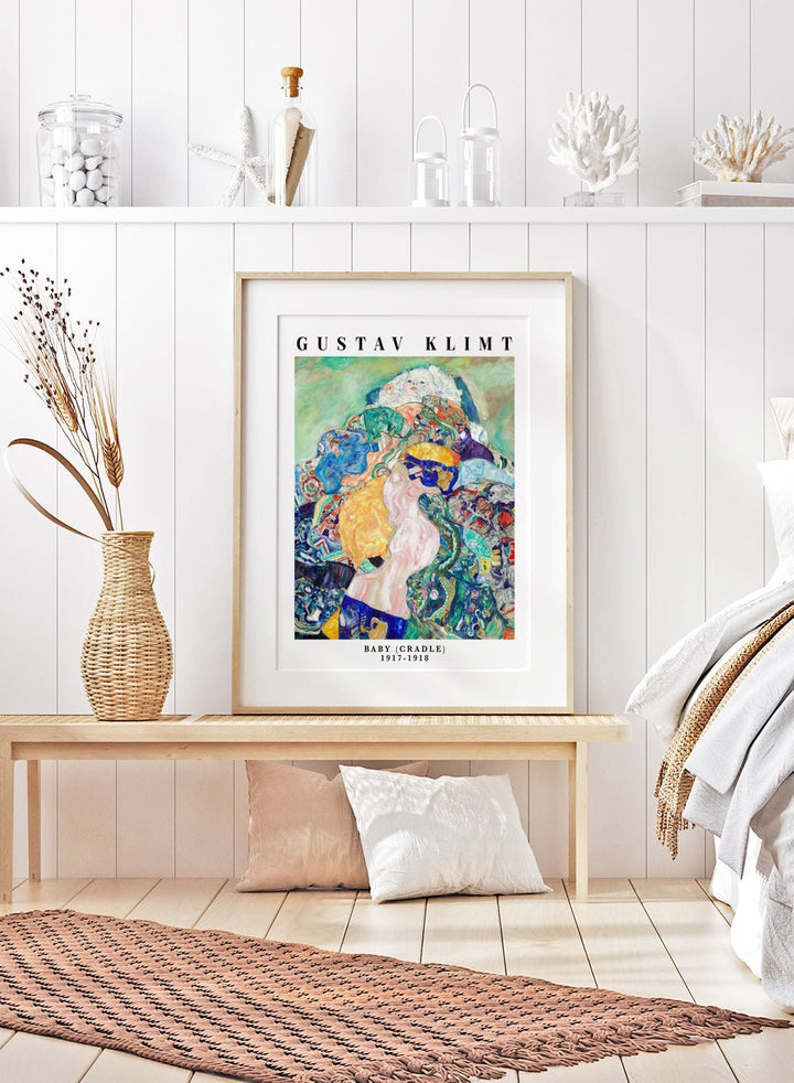 Gustav Klimt Baby Cradle 1917 - 1918 Art Print_Sugar & Canvas