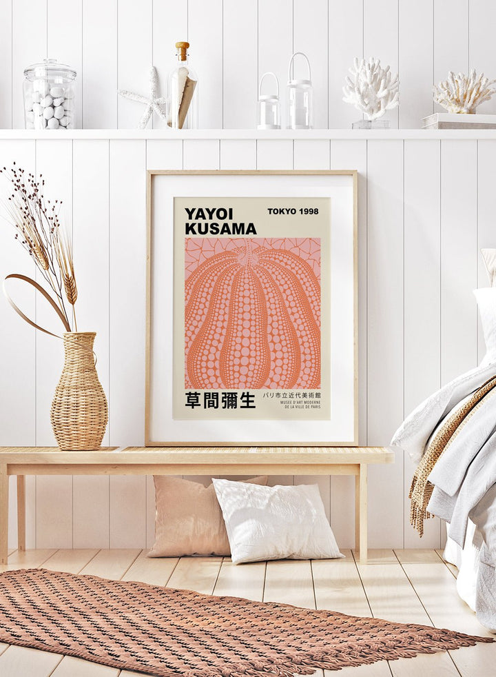 Pumpkin Forever Inspired by Yayoi Kusama Art Print_Sugar & Canvas