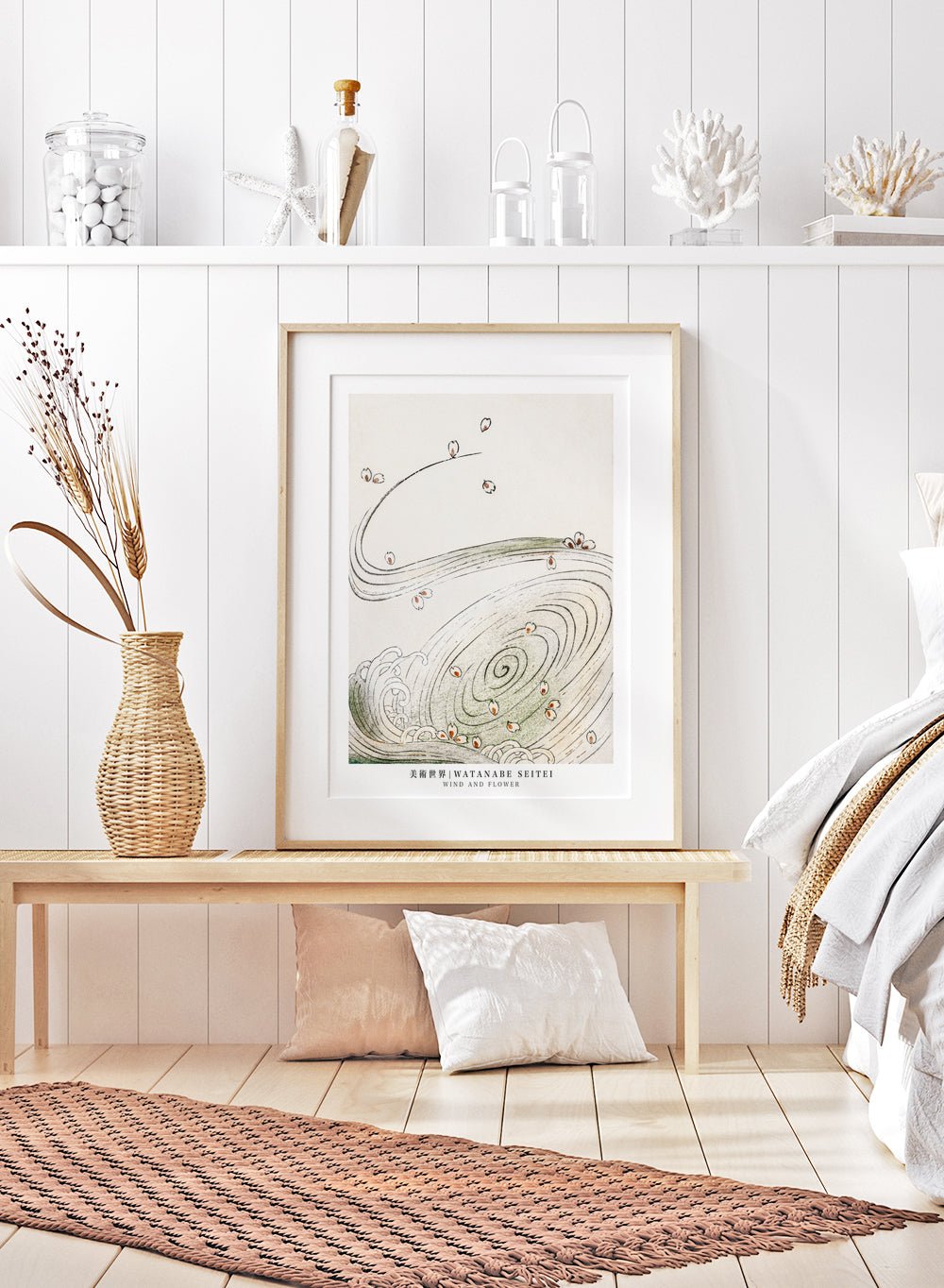 Watanabe Seitei Wind and Flower Art Print_Sugar & Canvas