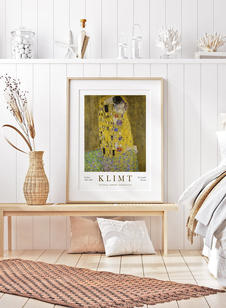 Gustav Klimt The Kiss 1907 - 1908 Art Print_Sugar & Canvas