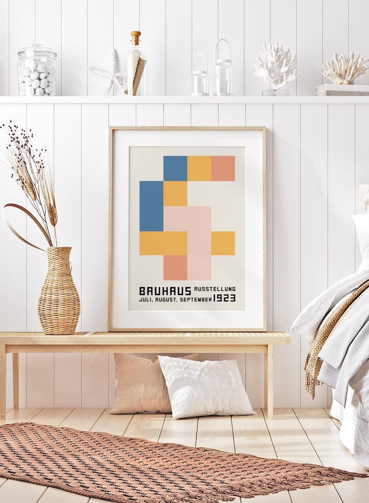 Bauhaus Geometric Art Print_Sugar & Canvas