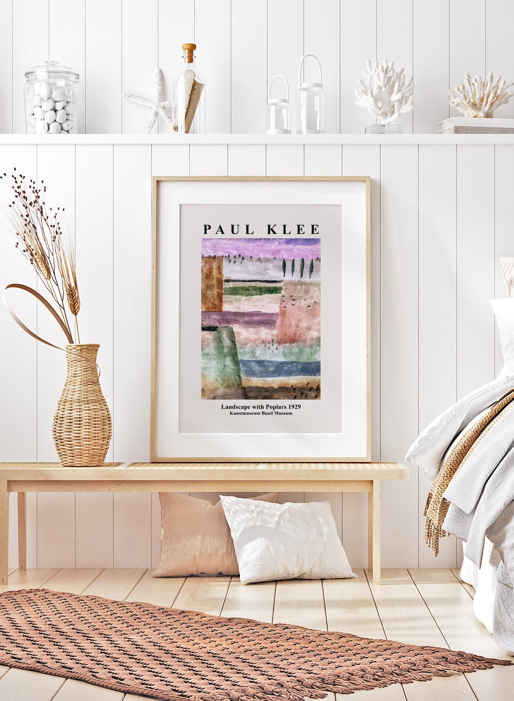 Paul Klee Landscape with Poplars 1929 Art Print_Sugar & Canvas