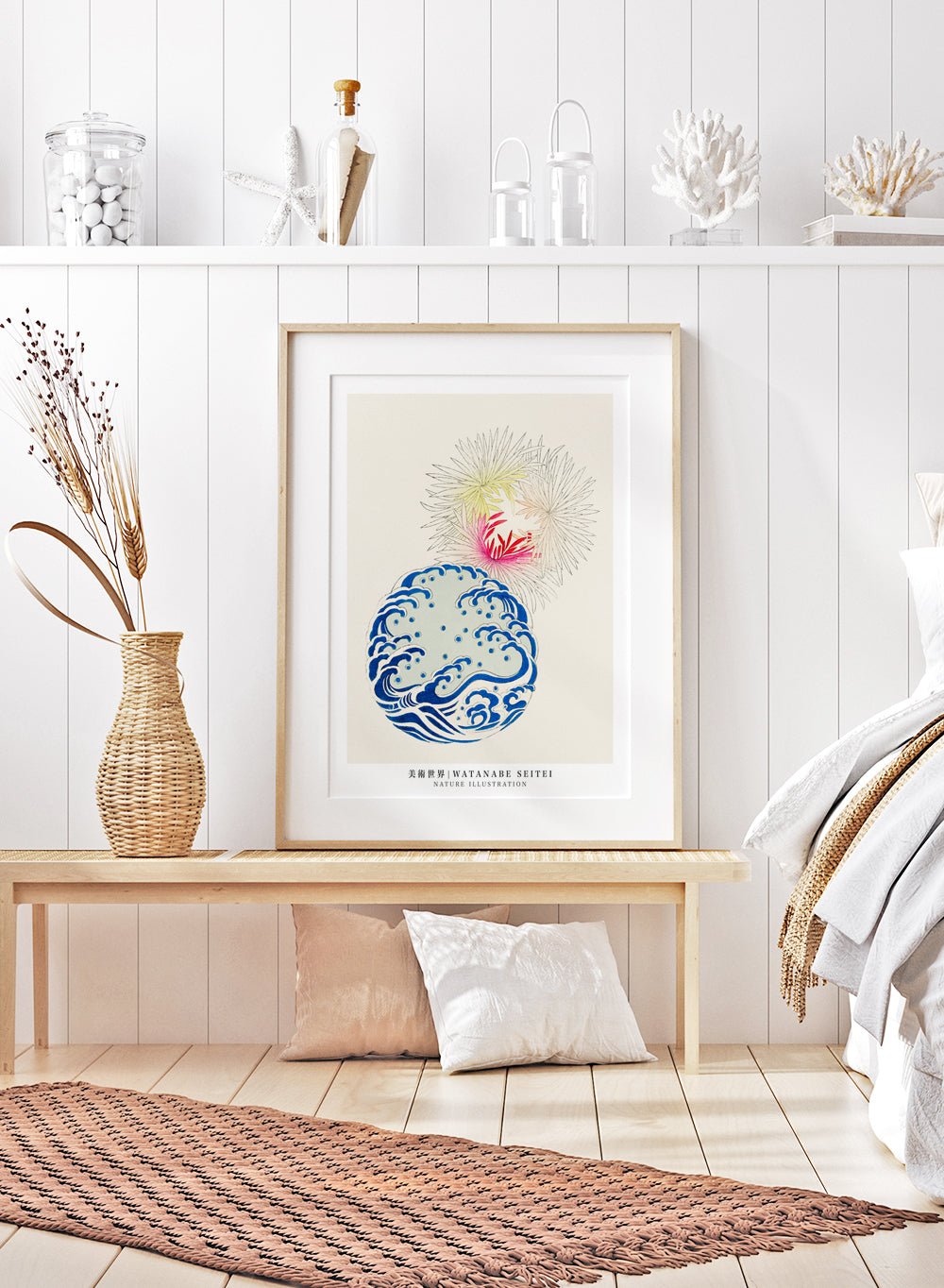 Watanabe Seitei Nature illustration Art Print_Sugar & Canvas