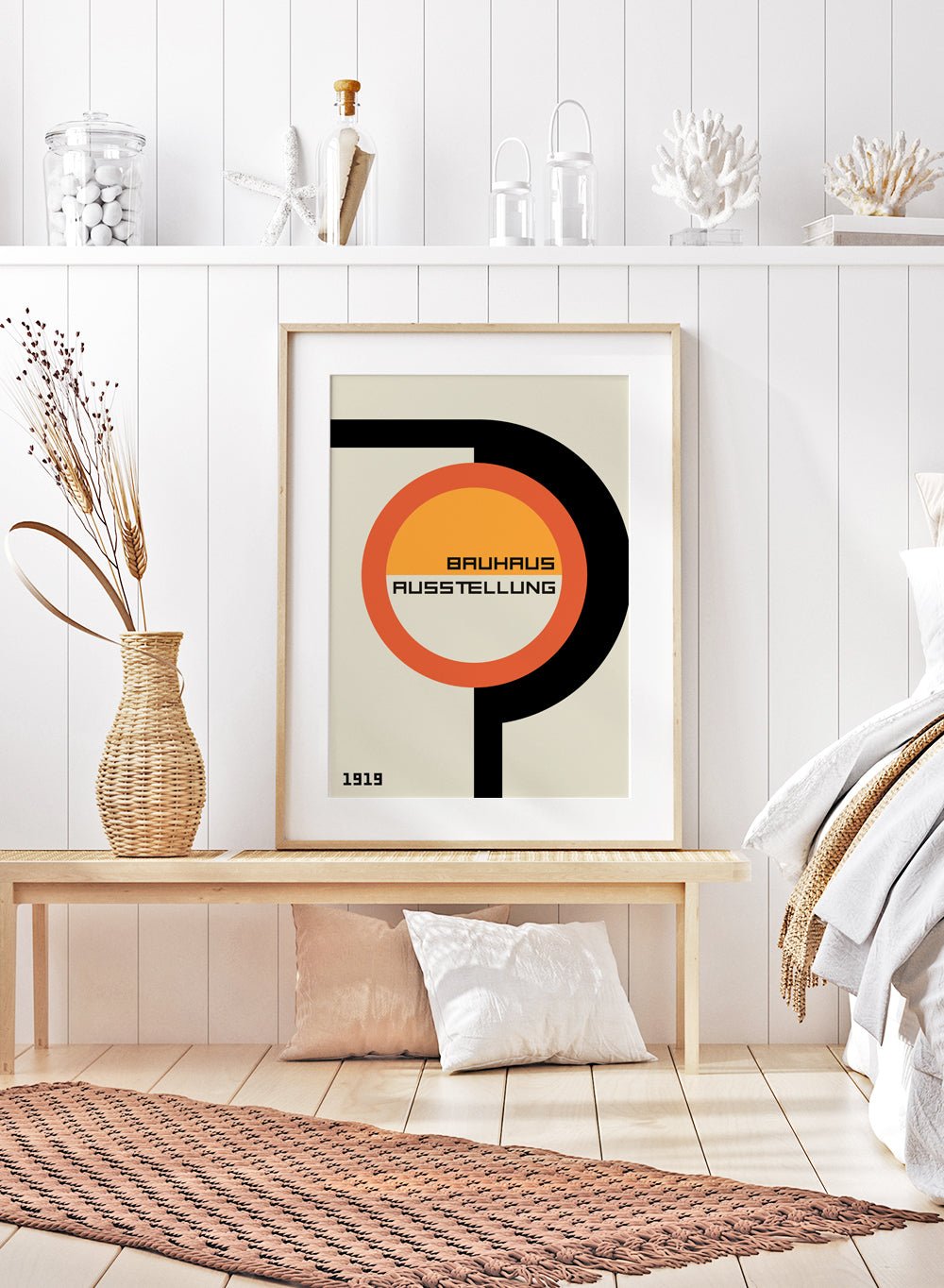 Bauhaus Geometric Art Print_Sugar & Canvas