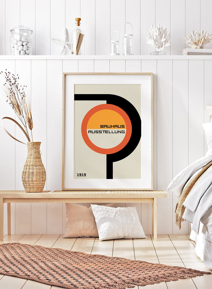 Bauhaus Geometric Art Print_Sugar & Canvas
