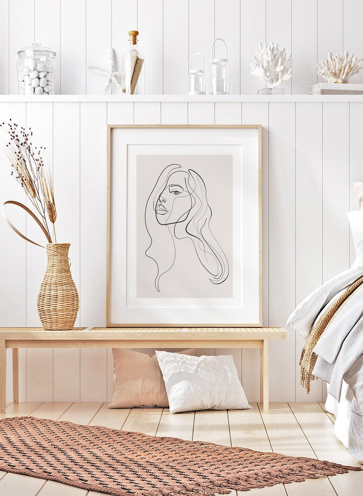 Silhouette Line Art Print_Sugar & Canvas