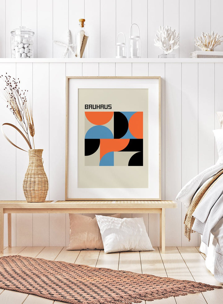 Bauhaus Geometric Art Print_Sugar & Canvas