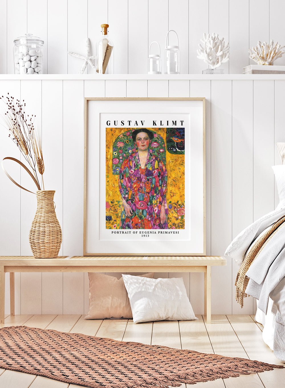 Gustav Klimt Portrait of Eugenia Primavesi 1913 Art Print_Sugar & Canvas