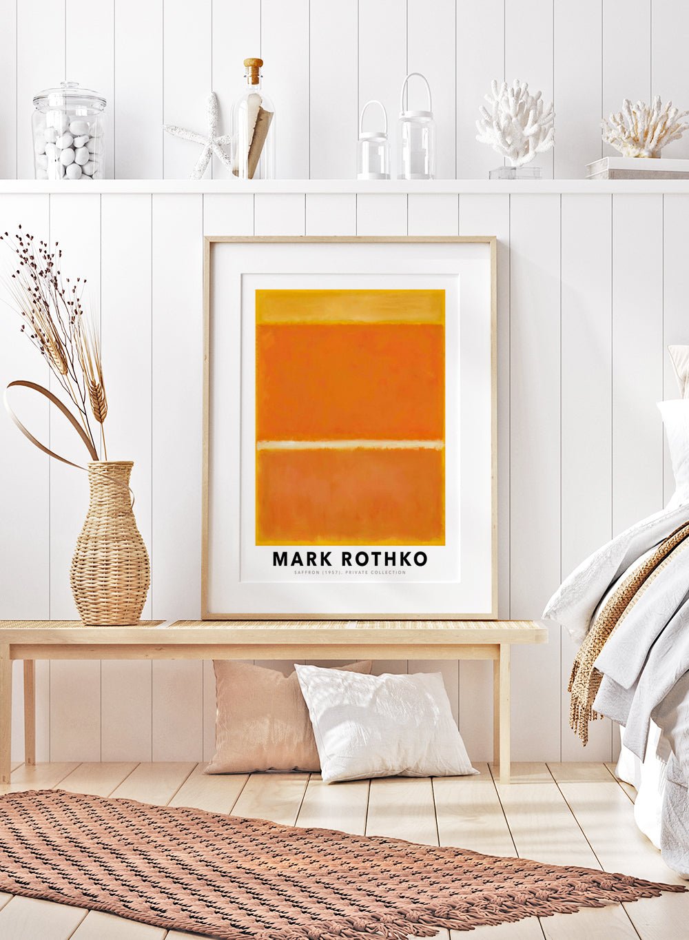 Mark Rothko Saffron 1957 Art Print_Sugar & Canvas