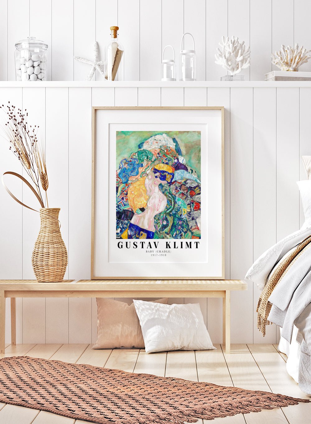 Gustav Klimt Baby Cradle 1917 - 1918 Art Print_Sugar & Canvas