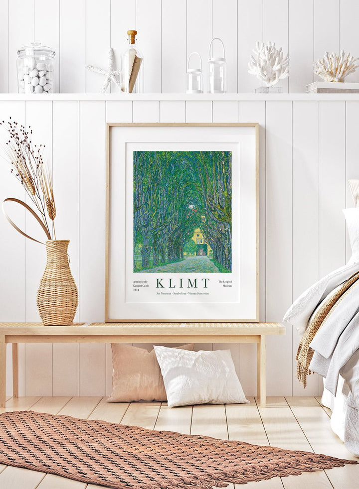 Gustav Klimt Avenue to the Kammer Castle 1912 Art Print_Sugar & Canvas