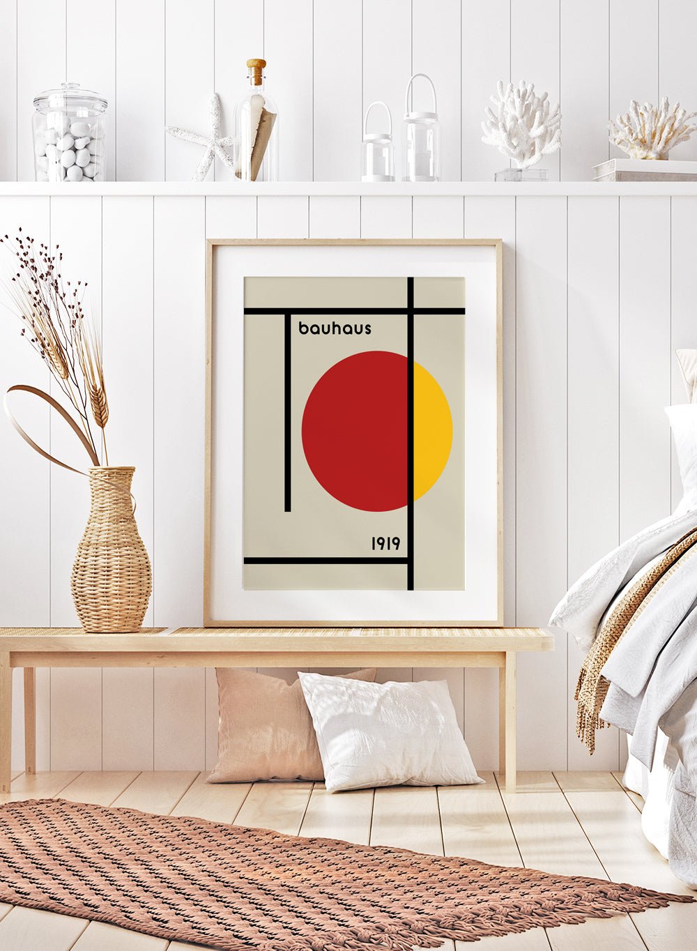 Bauhaus Geometric Art Print_Sugar & Canvas