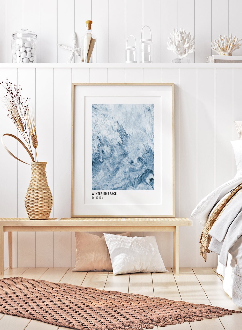 Winter Embrace Color Card Art Print_Sugar & Canvas