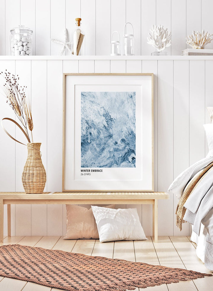 Winter Embrace Color Card Art Print_Sugar & Canvas