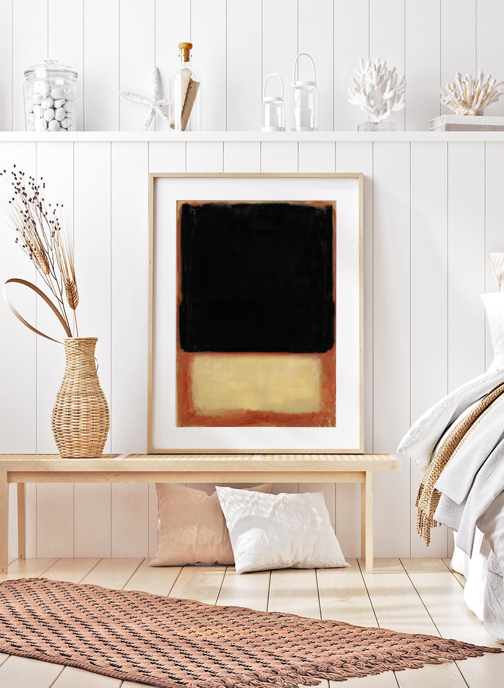 Mark Rothko No. 7 Dark Over Light 1954 Art Print_Sugar & Canvas