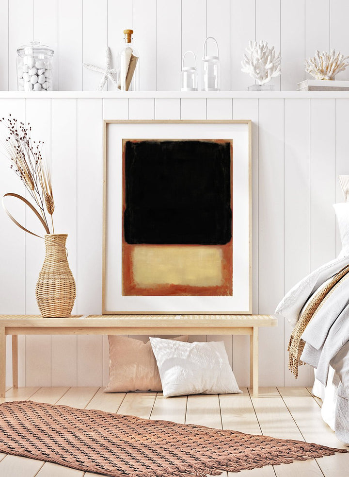 Mark Rothko No. 7 Dark Over Light 1954 Art Print_Sugar & Canvas