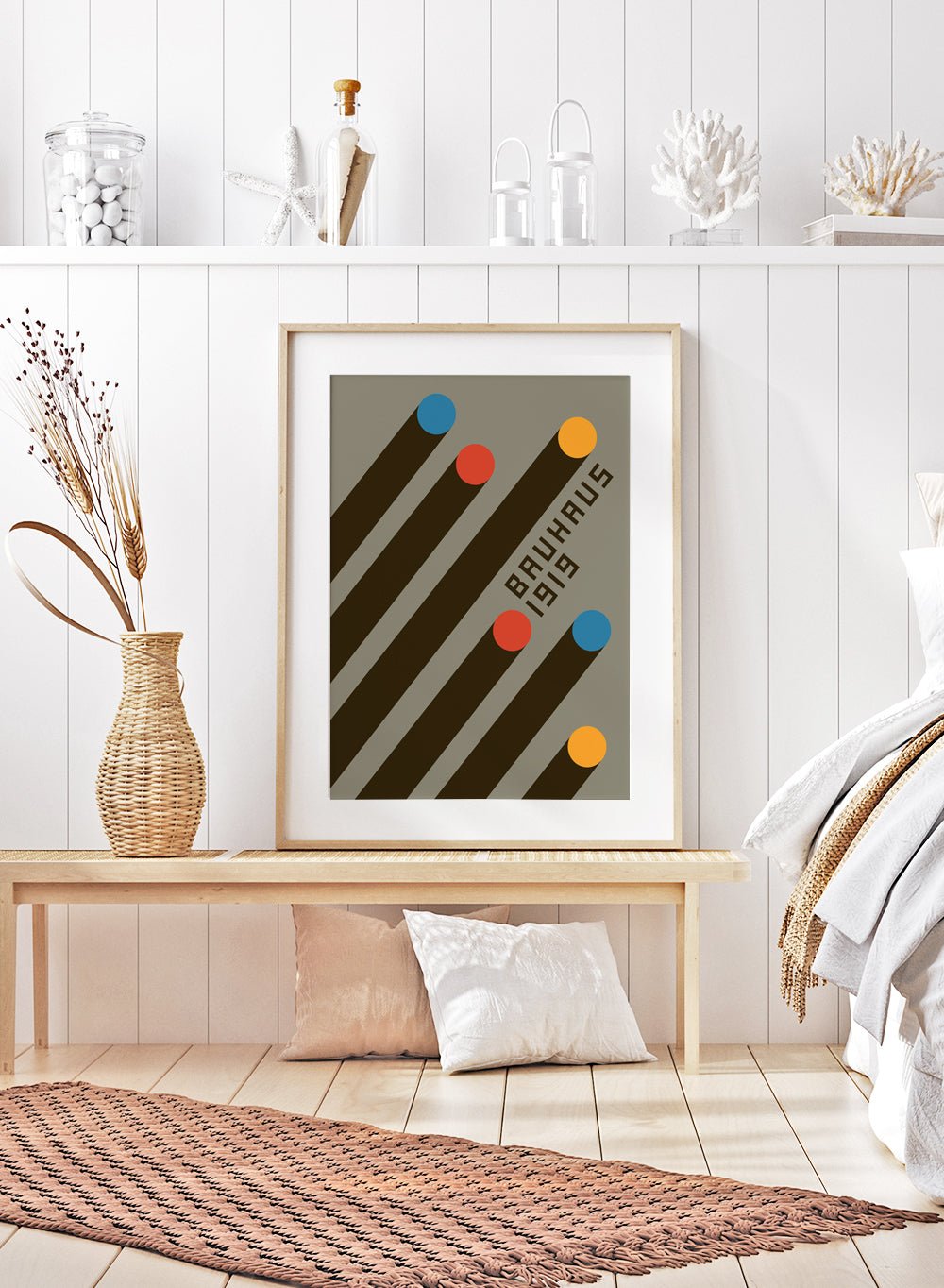 Bauhaus Geometric Shapes Art Print_Sugar & Canvas