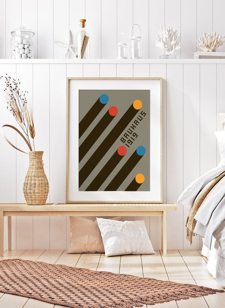 Bauhaus Geometric Shapes Art Print_Sugar & Canvas