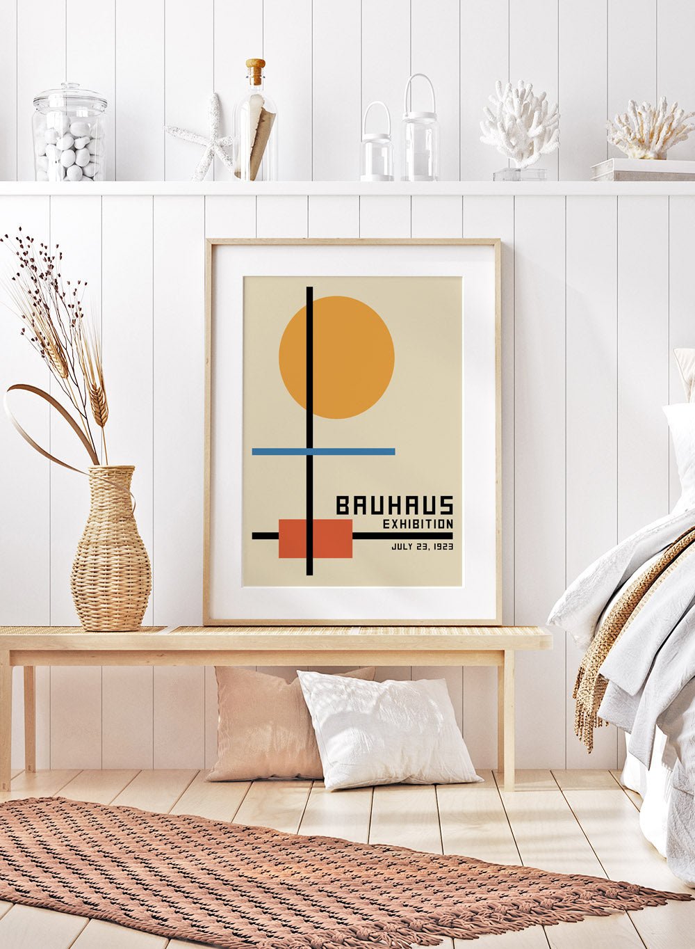 Bauhaus Geometric Shapes Art Print_Sugar & Canvas
