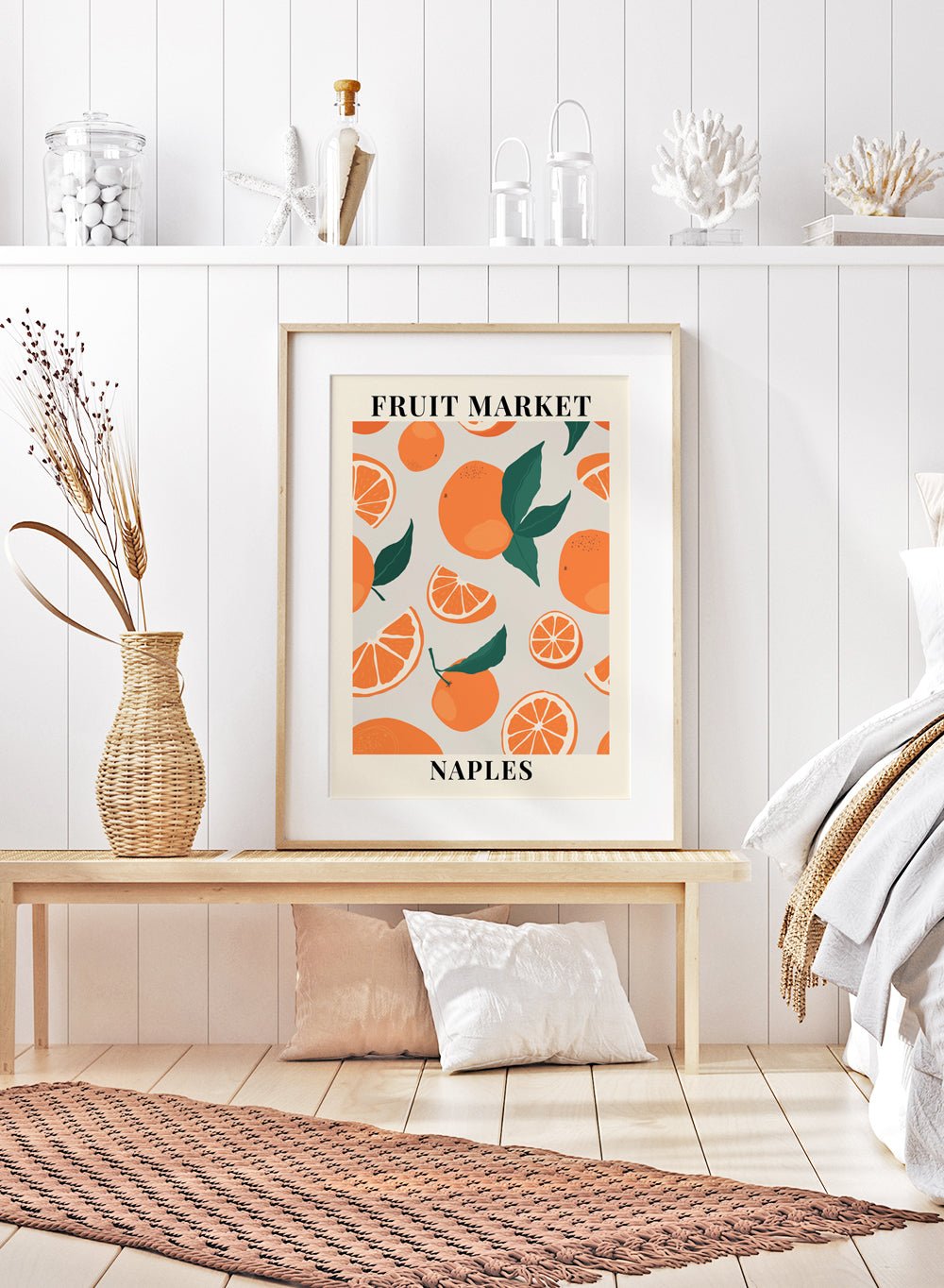 Fruit Market Naples Art Print_Sugar & Canvas