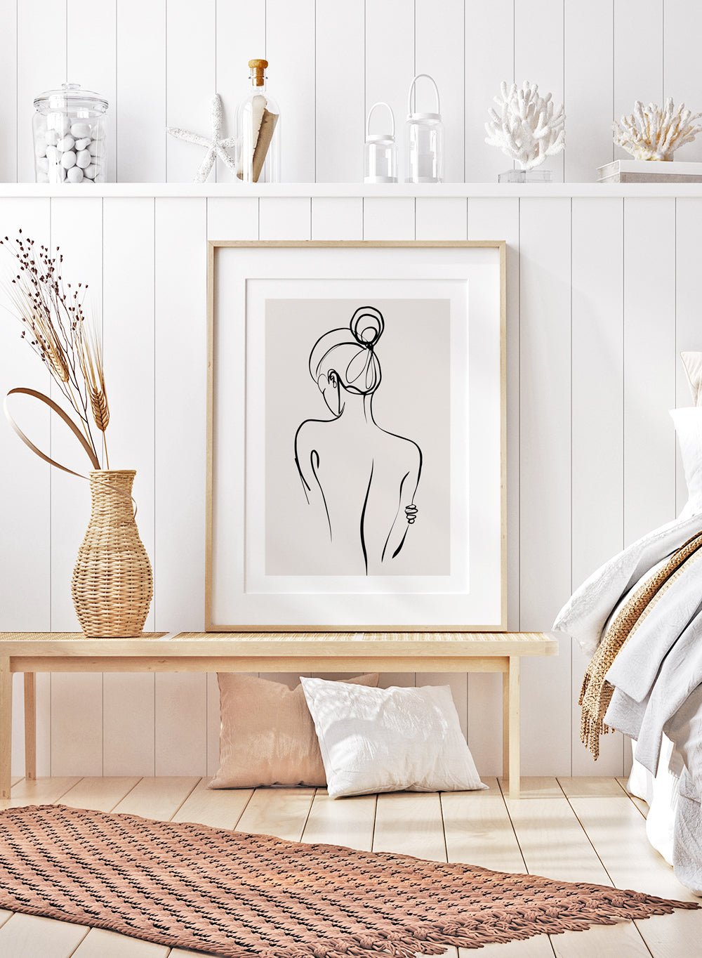 Silhouette Line Art Print_Sugar & Canvas