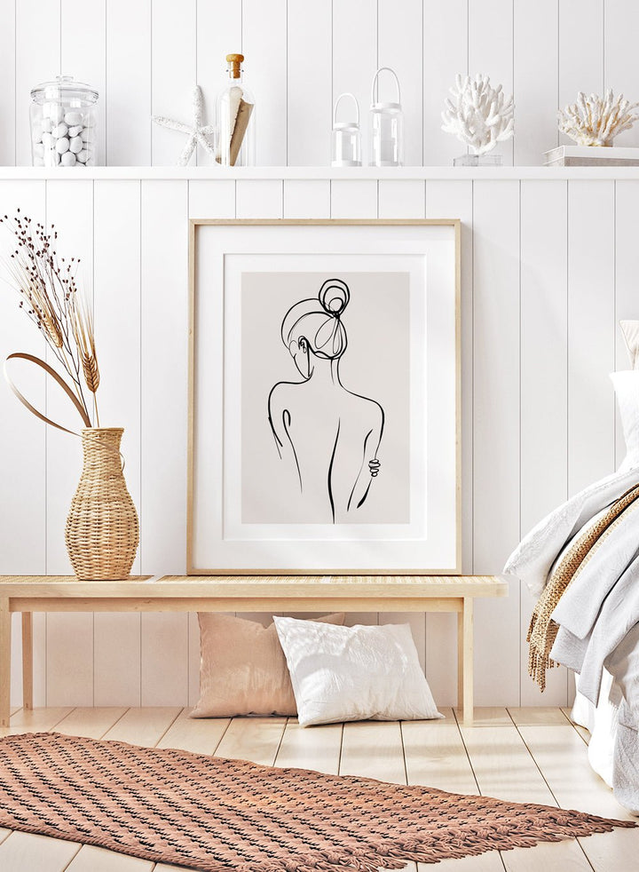 Silhouette Line Art Print_Sugar & Canvas