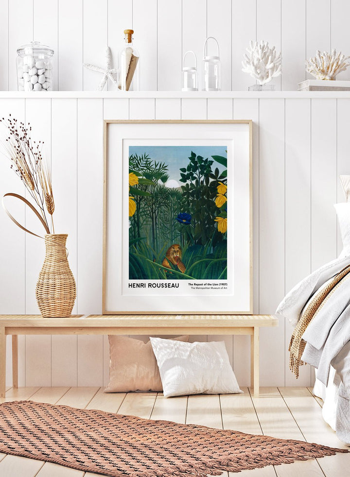 Henri Rousseau The Repast of the Lion 1907 Art Print_Sugar & Canvas