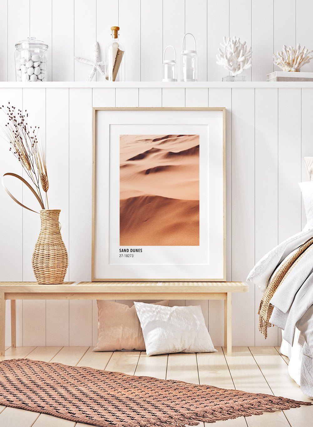 Sand Dunes Color Card Art Print_Sugar & Canvas