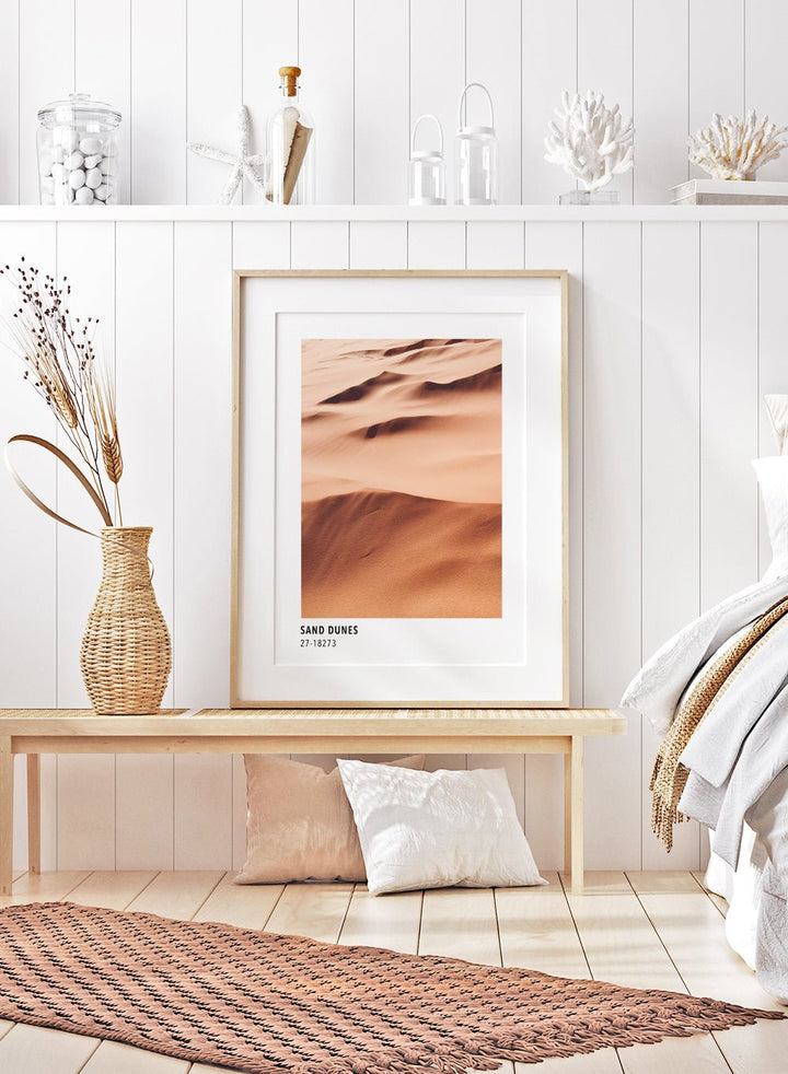 Sand Dunes Color Card Art Print_Sugar & Canvas