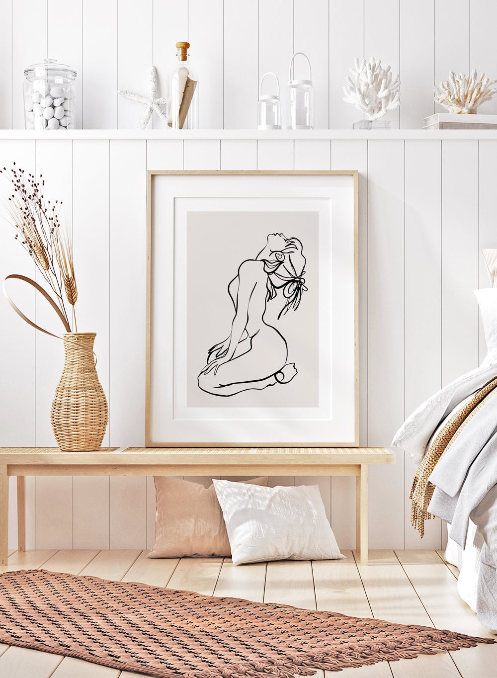 Silhouette Line Art Print_Sugar & Canvas