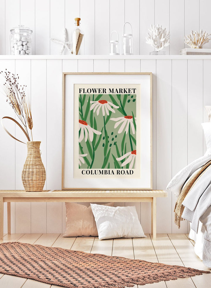 Flower Market Columbia Road Art Print_Sugar & Canvas