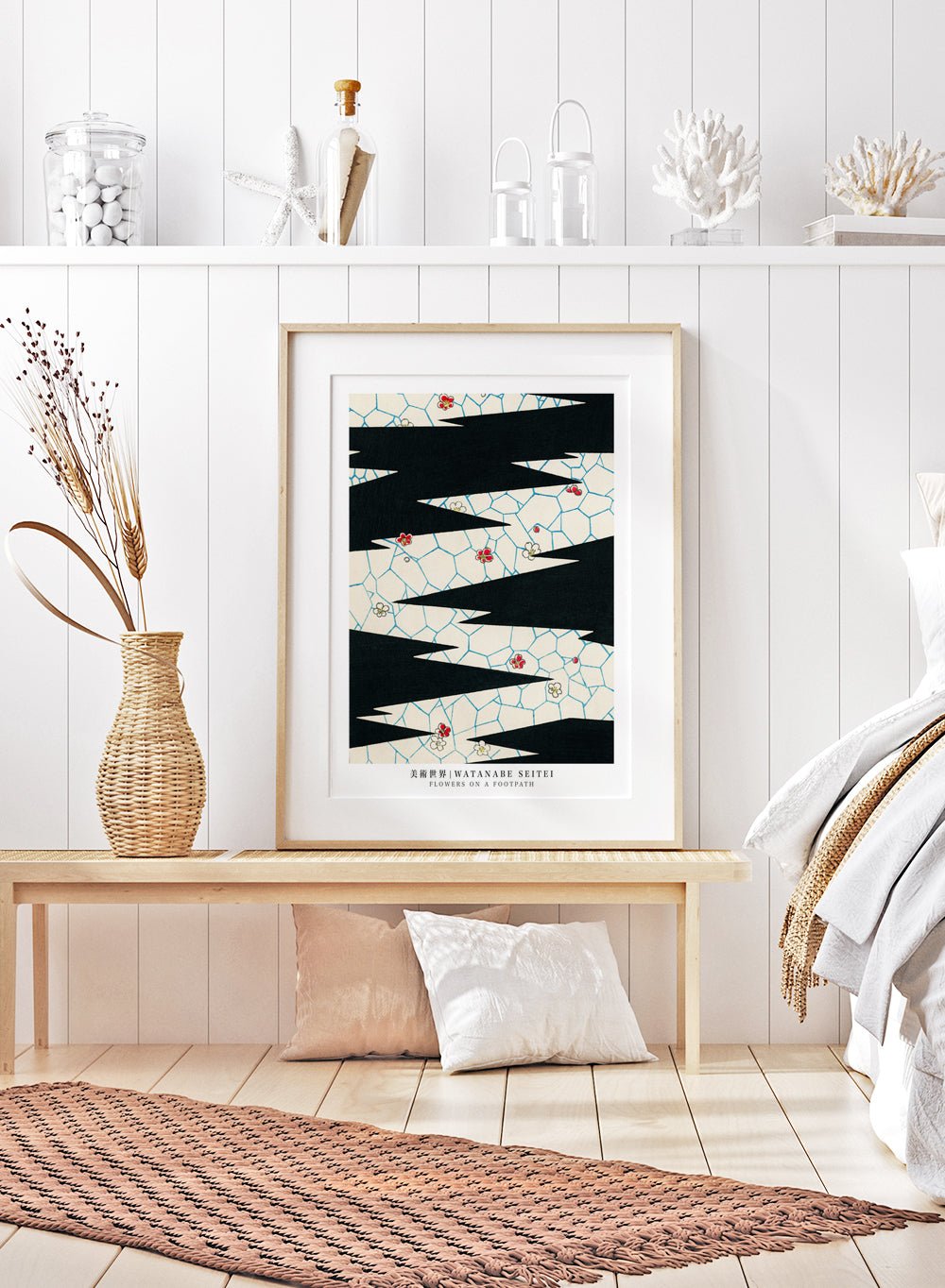 Watanabe Seitei Flowers on a Footpath Art Print_Sugar & Canvas