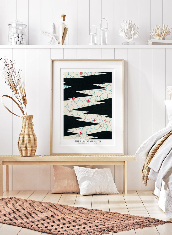 Watanabe Seitei Flowers on a Footpath Art Print_Sugar & Canvas