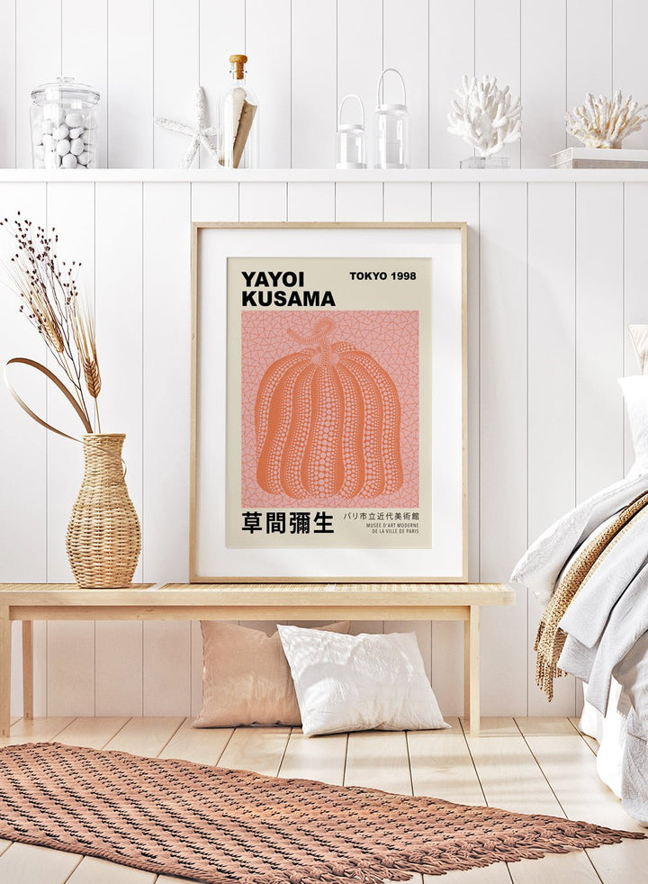 Pumpkin Forever Inspired by Yayoi Kusama Art Print_Sugar & Canvas