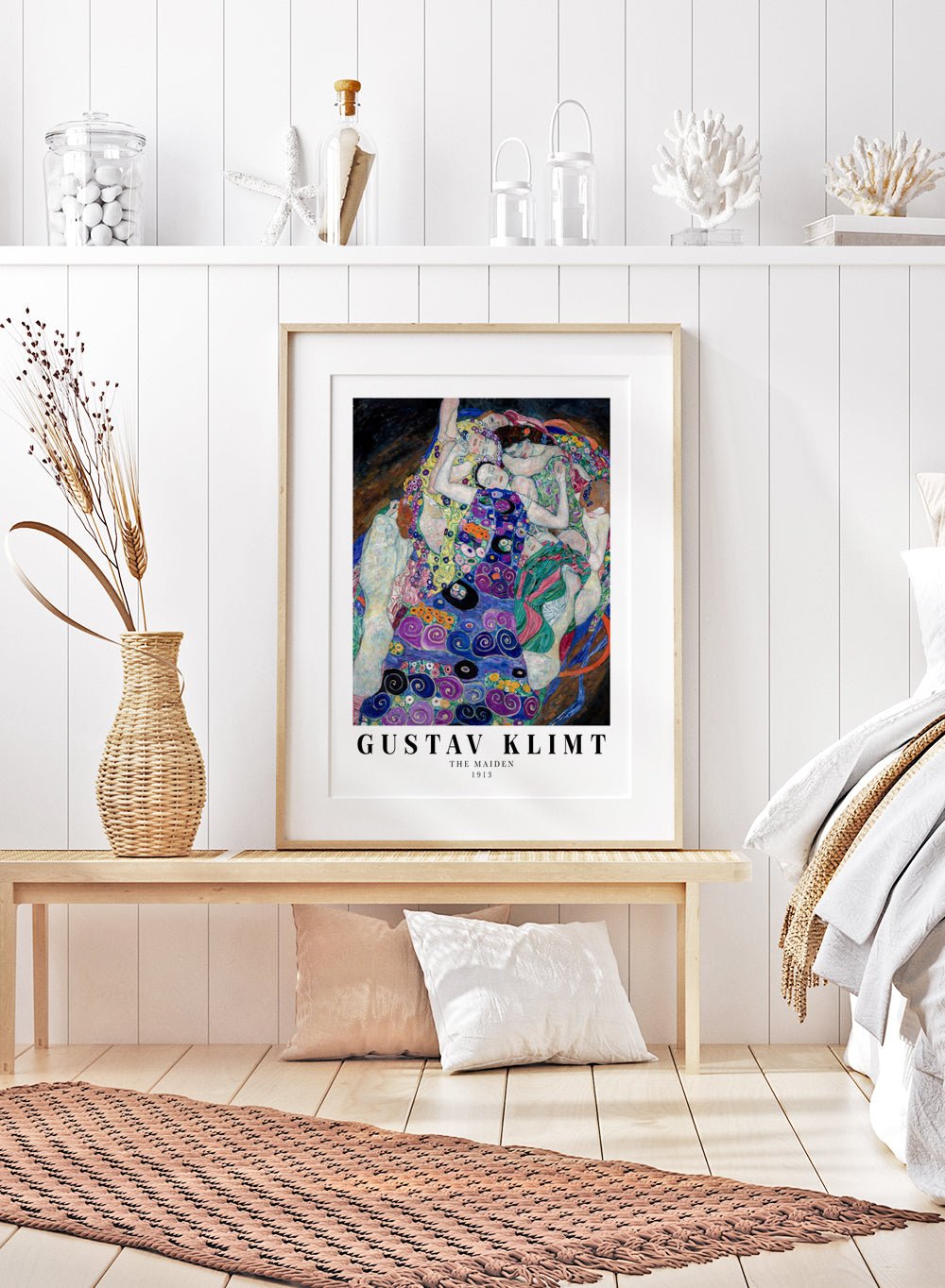 Gustav Klimt The Maiden 1913 Art Print_Sugar & Canvas