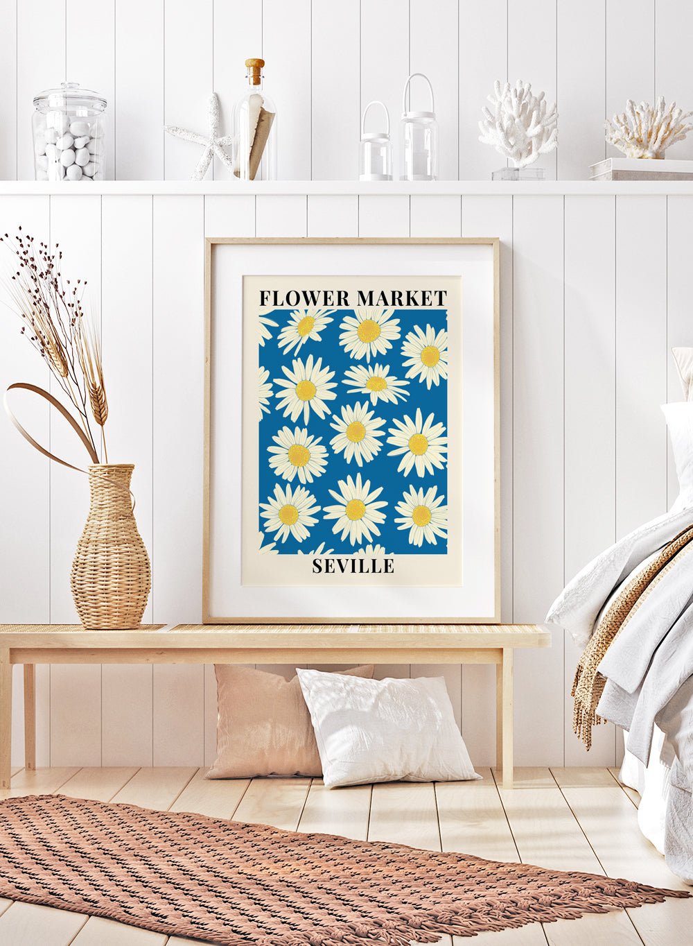 Flower Market Seville Art Print_Sugar & Canvas