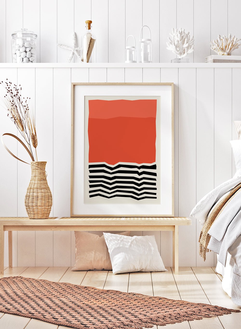 Geometric Color Block Art Print_Sugar & Canvas