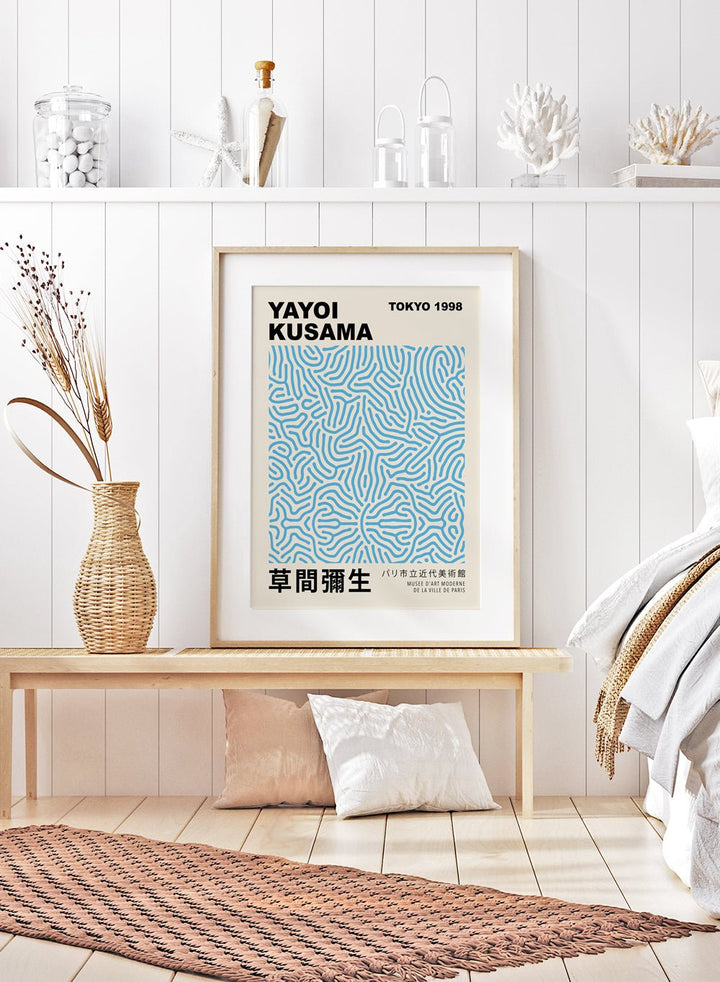 Geometric Lines Inspired by Yayoi Kusama Art Print_Sugar & Canvas