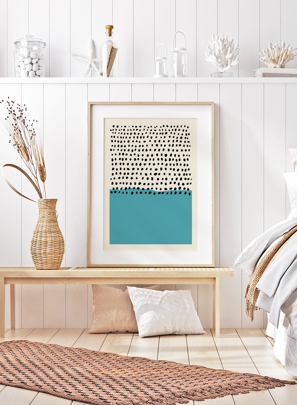 Geometric Color Block Art Print_Sugar & Canvas