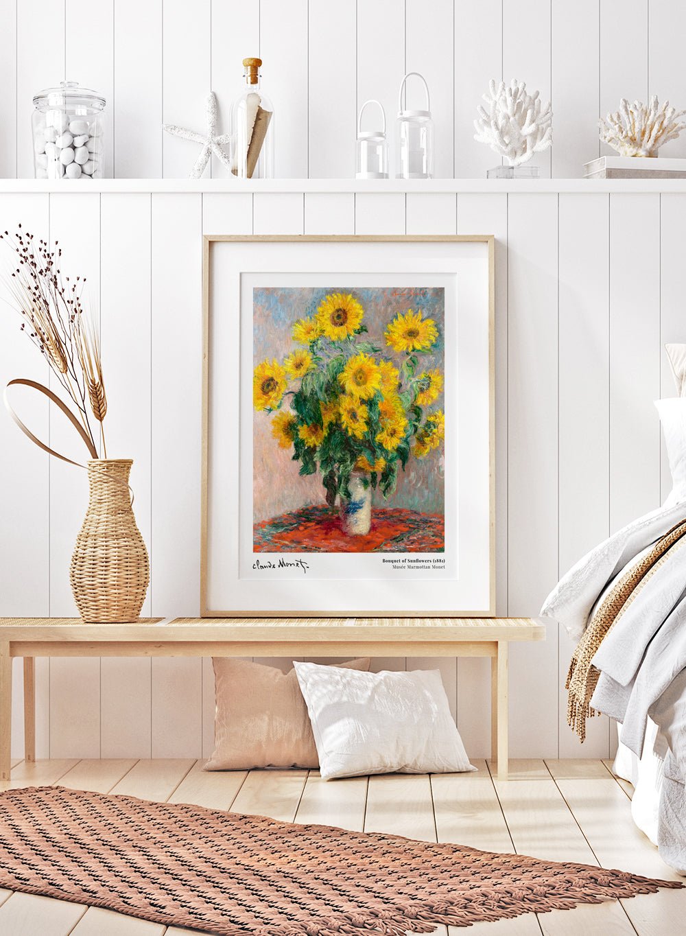 Bouquet of Sunflowers 1881 by Monet Print_Sugar & Canvas