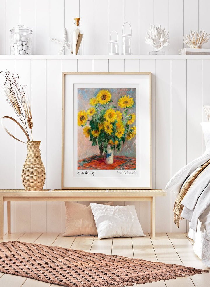 Bouquet of Sunflowers 1881 by Monet Print_Sugar & Canvas